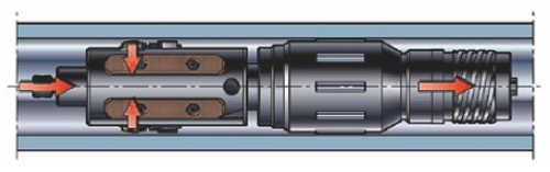 Skiving is performed in the forward direction, roller burnishing is performed in the return direction, and processing is completed.