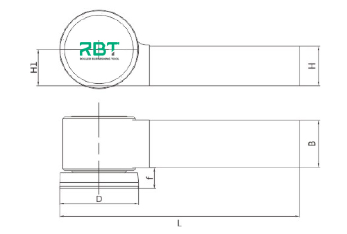 Single Roller Outer Diameter Burnishing Tools, Outside-Surface Single-Roller Burnishing Tool