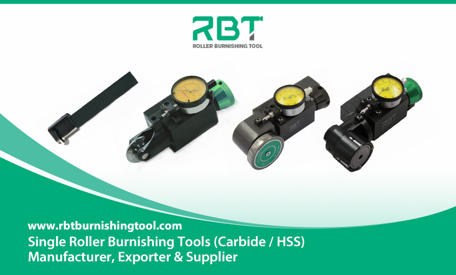 Single Roller Burnishing Tools (Carbide / HSS) Manufacturer, Exporter & Supplier